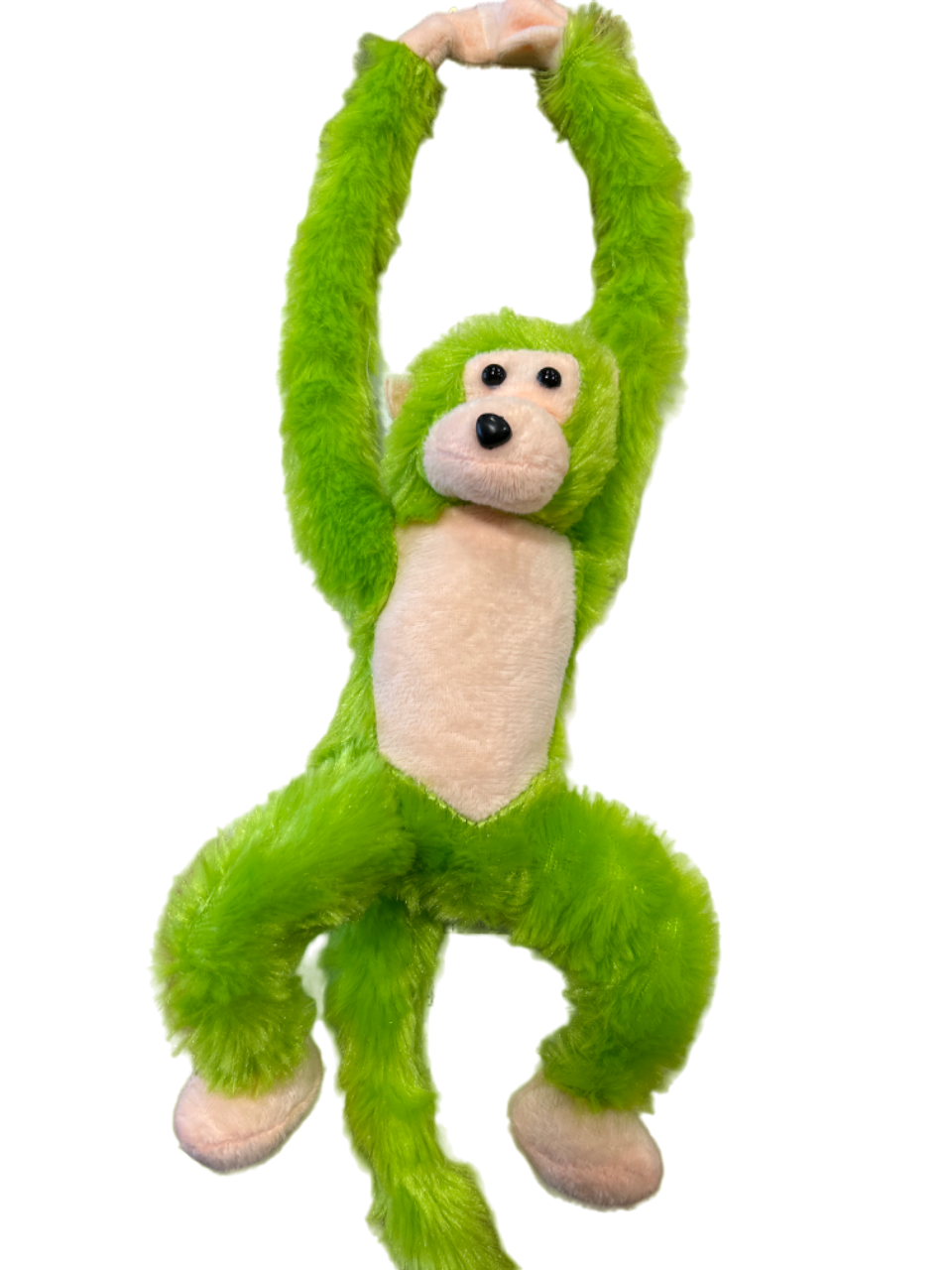 Green Plush Hanging Monkey 6 piece