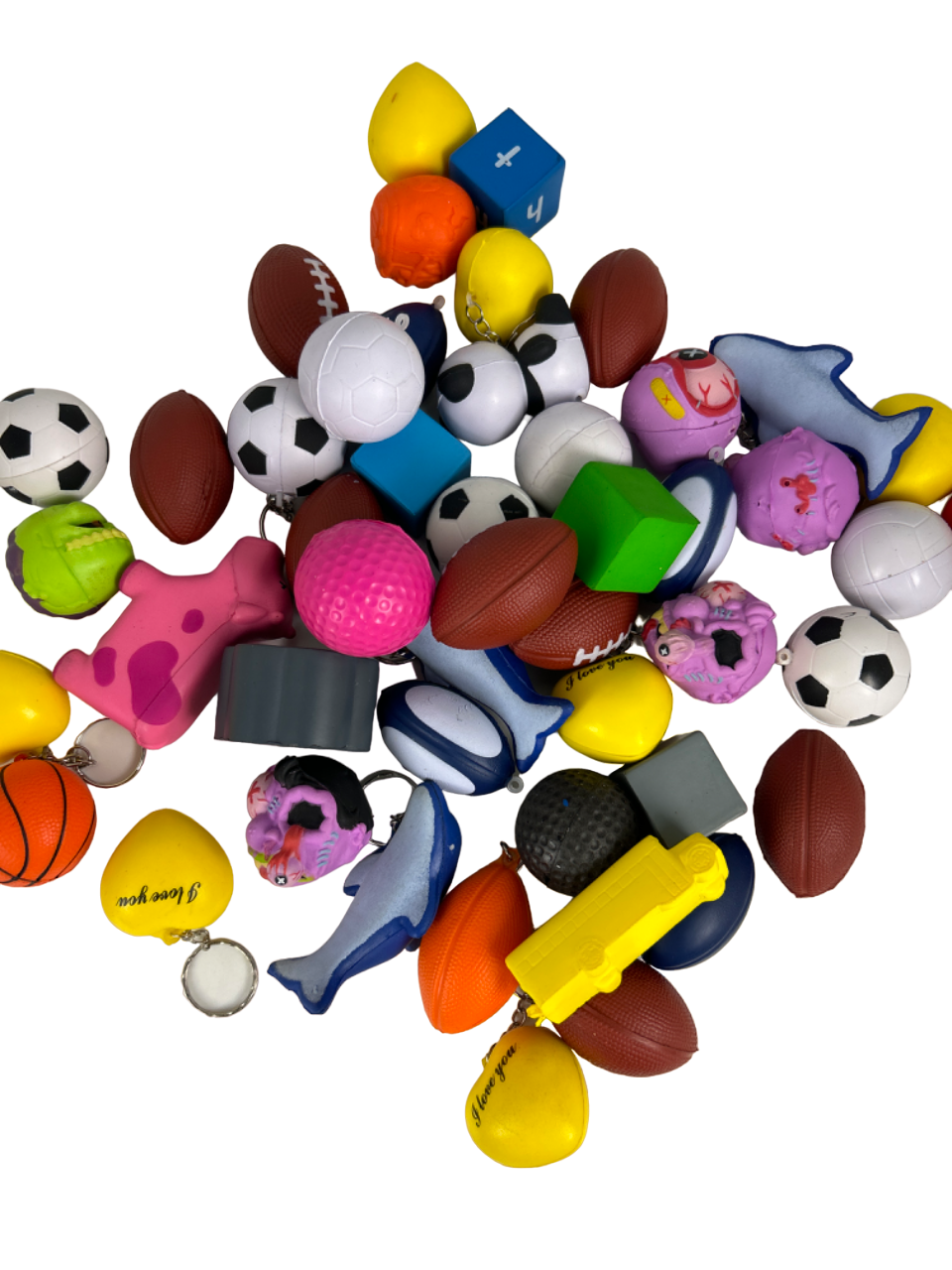 1.5" Asst Ball 50 Piece