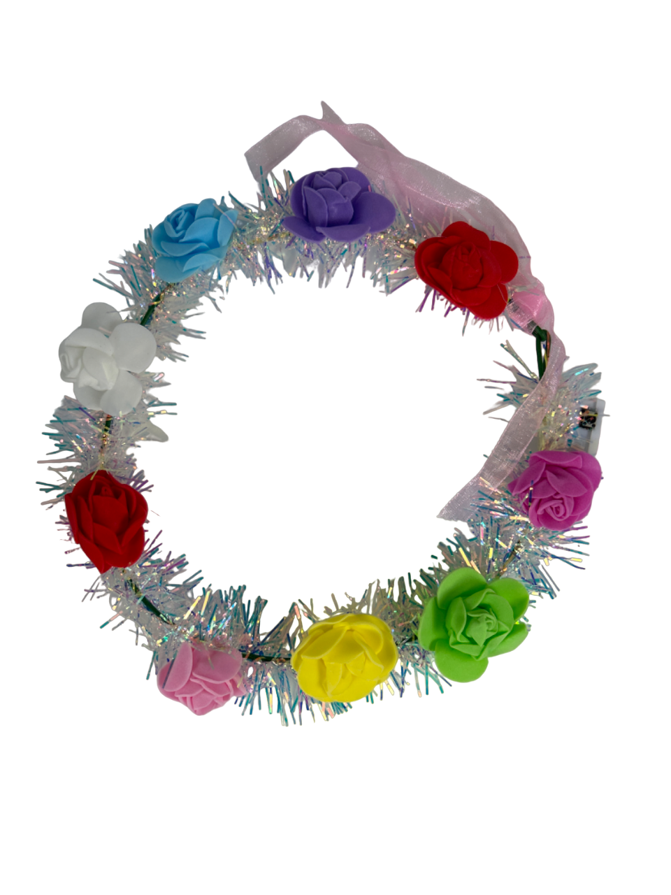 Light Up Tinsel Headband