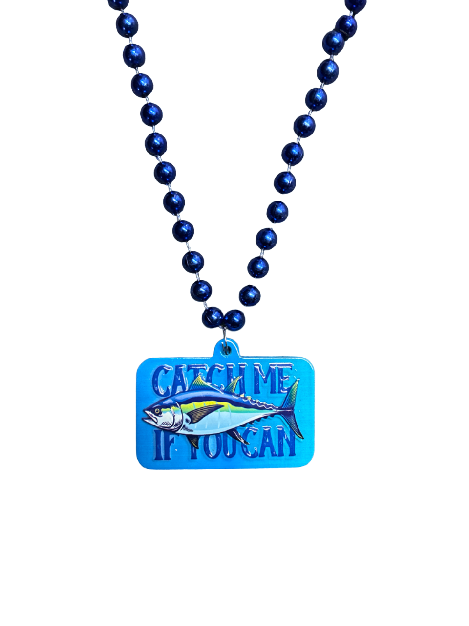 36" 10mm Blue Tuna Bead