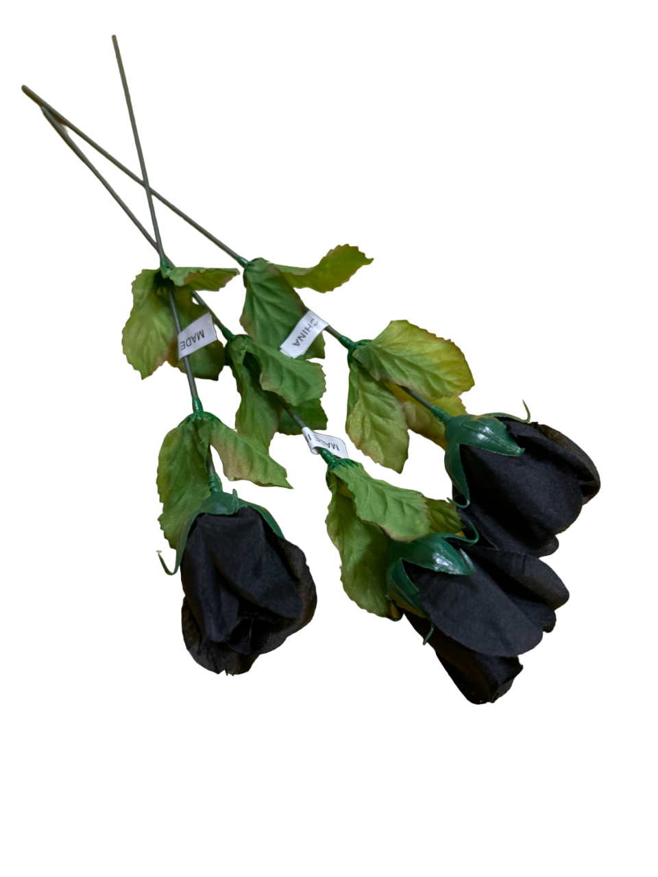 French Cut Long stem Roses Black 6dz