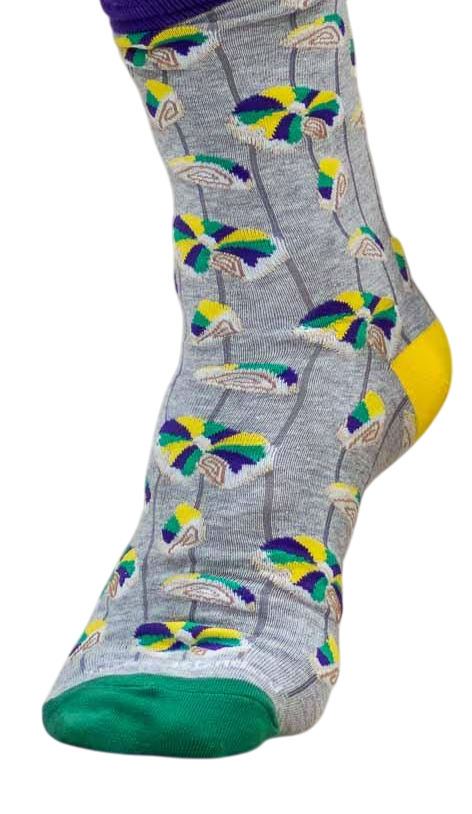 Here for the King Cake Socks