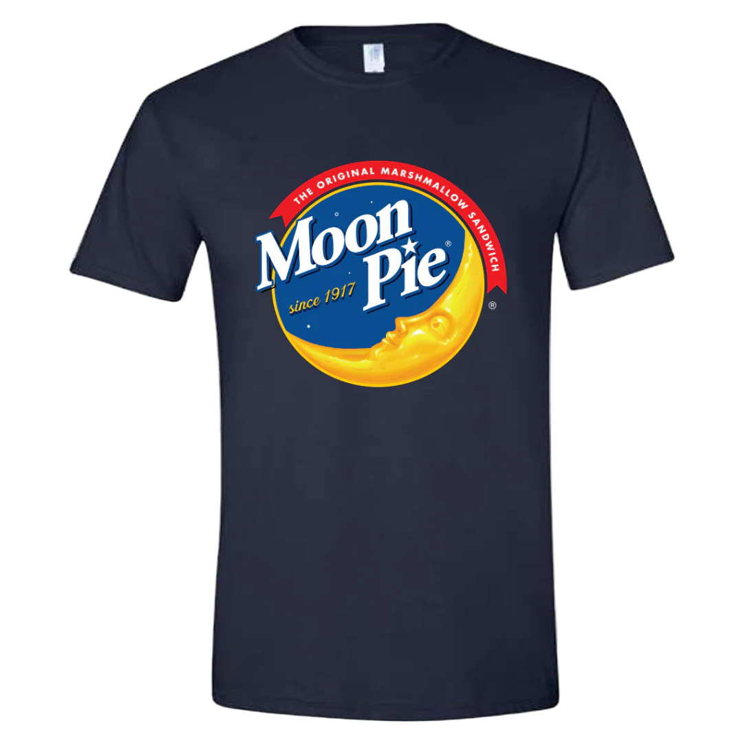 MoonPie Logo Navy Short Sleeve Tee