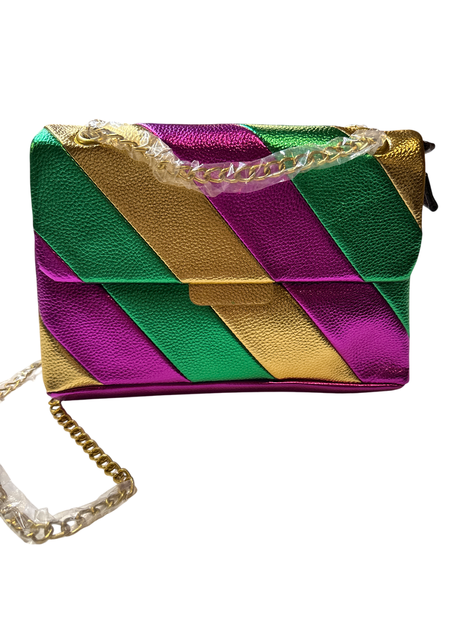 MG Metallic Stripe Purse