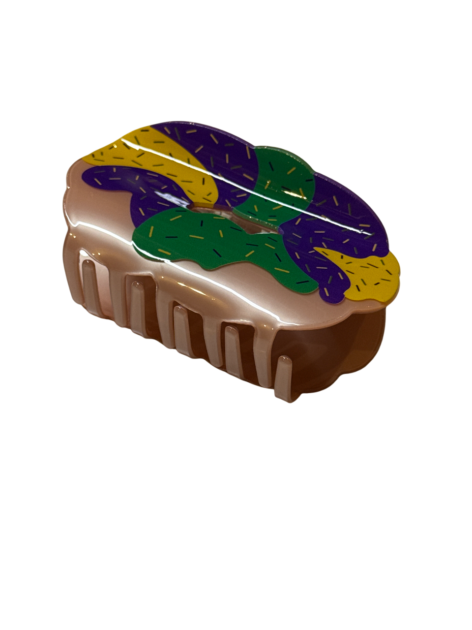 King Cake Claw Clip