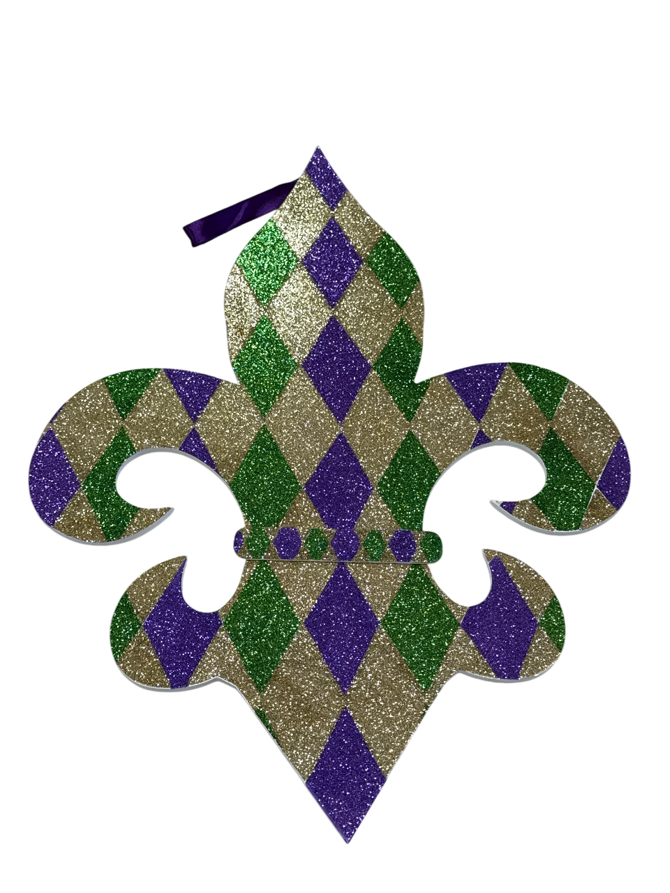 27" x 20" Harlequin Glitter FDL Door Hanger