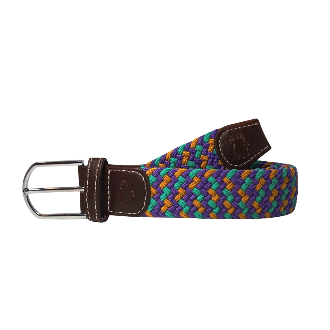 The Krewe Woven Elastic Stretch Belt