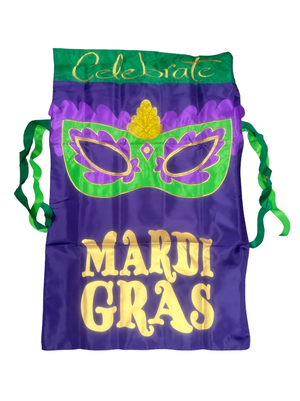 28" x 44" Celebrate Mardi Gras Flag