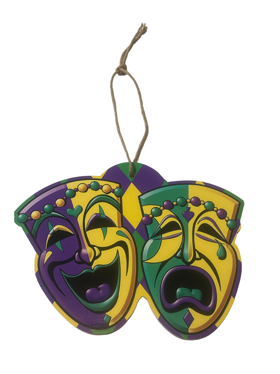 18" Comedy & Tragedy Foam Decor