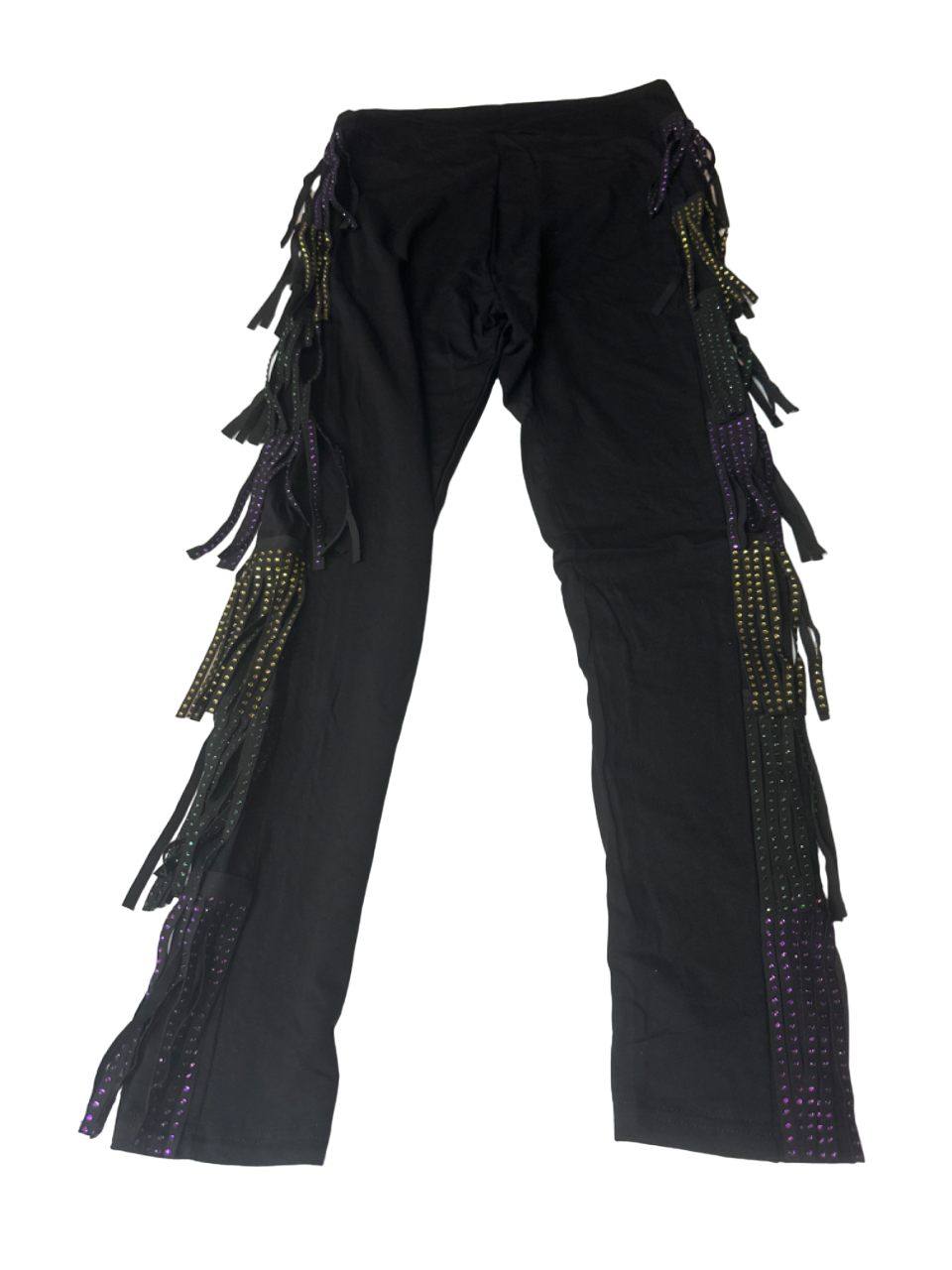 Mardi Gras Tassel Leggings