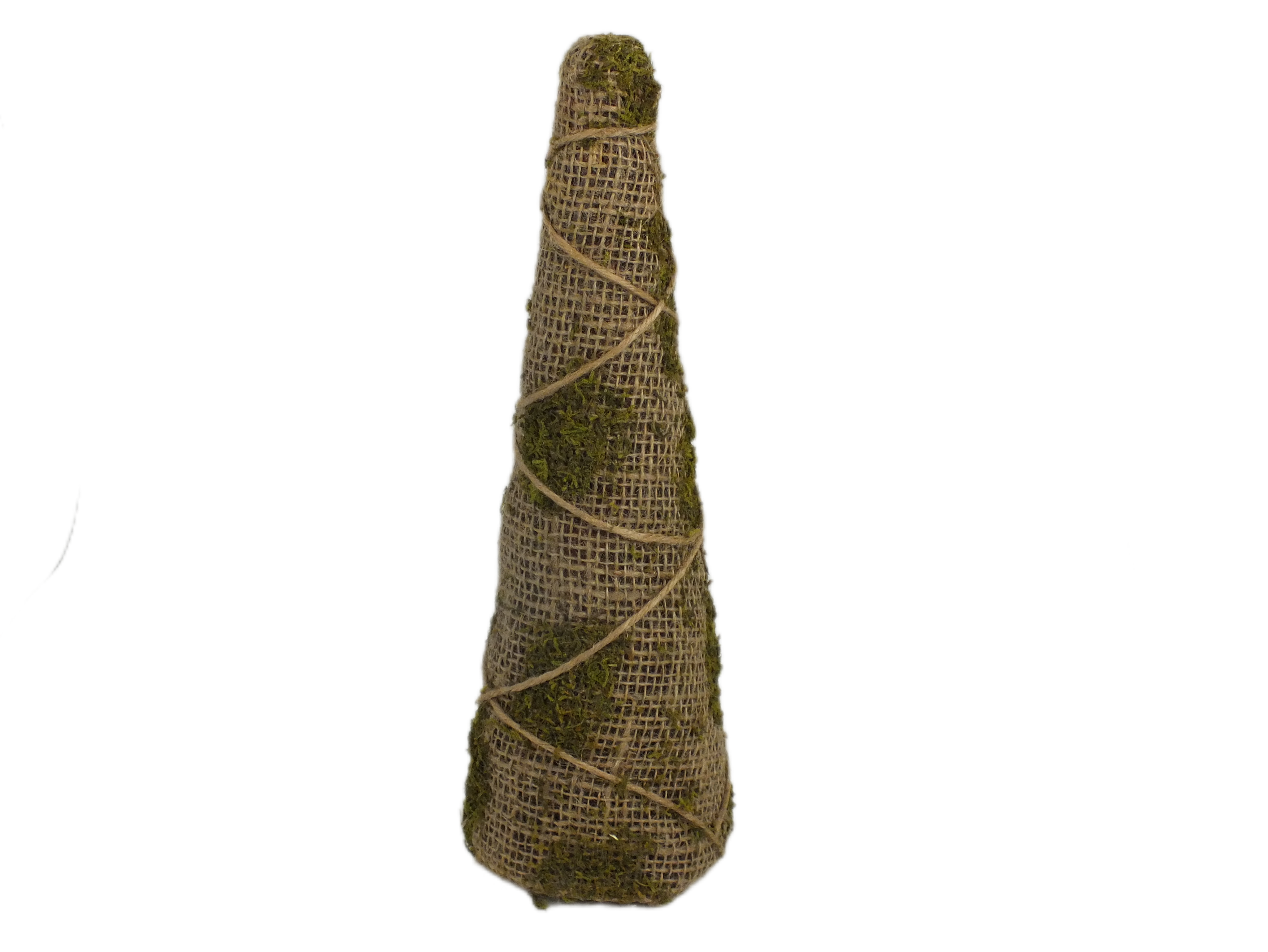 Burlap/Moss Cone