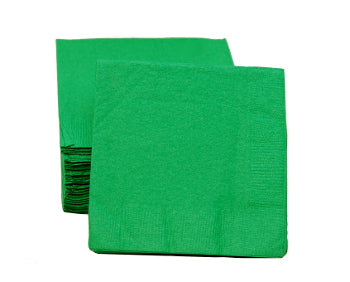 40ct Green Beverage Napkins
