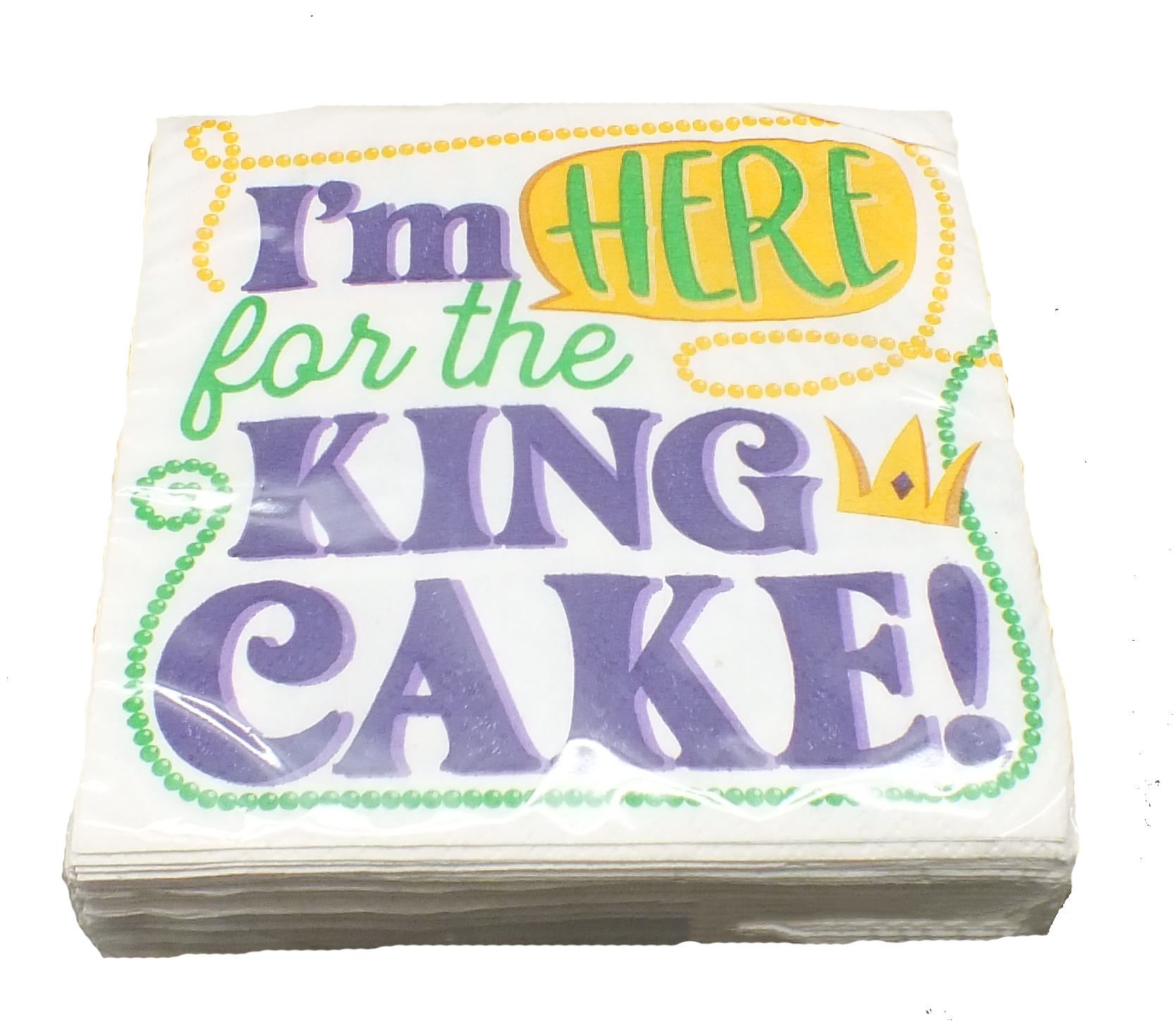 King Cake Beverage Napkins