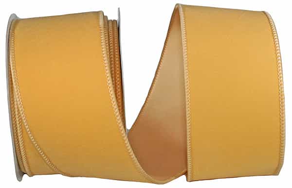 Gold OR Purple Velvet Ribbon 2.5" x 10yds