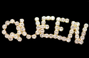 Rhinestone Letter T Pin