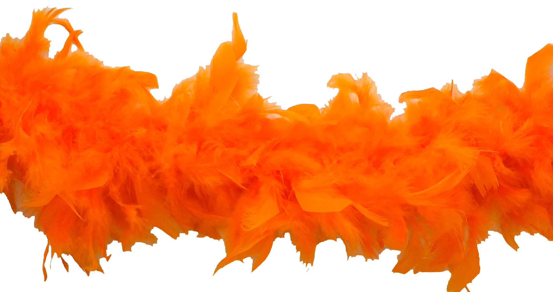 Orange Feather Boa