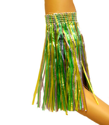 10" Purple, Green and Gold Hula Sleeve