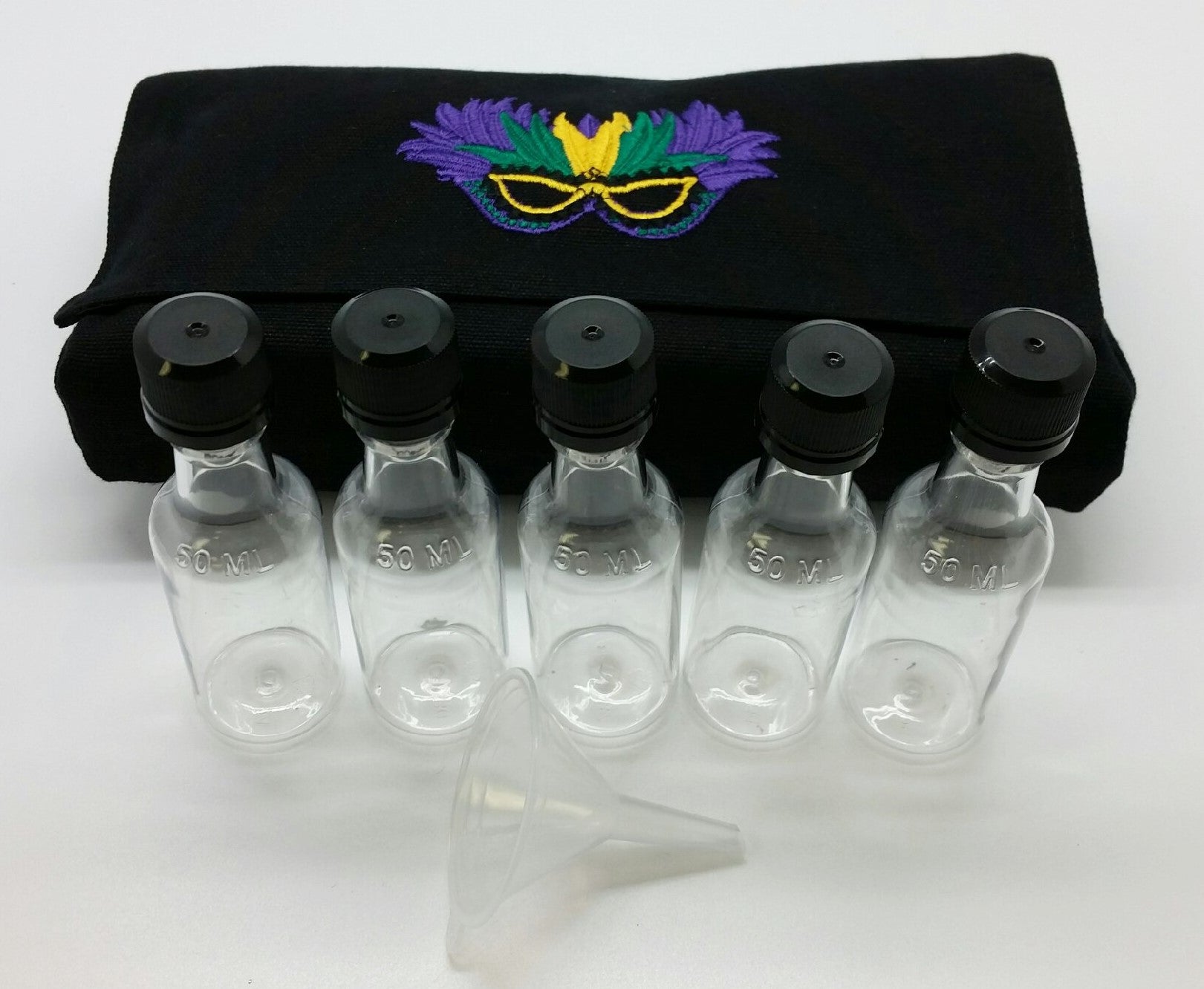 Mardi Gras Mask Mini Liquor Case