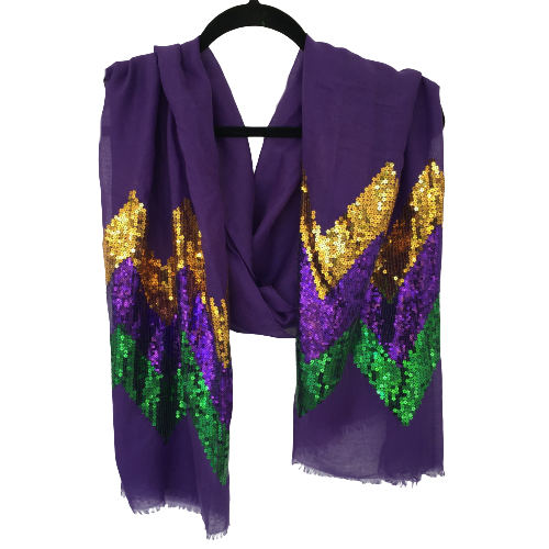 Sequin scarf best sale