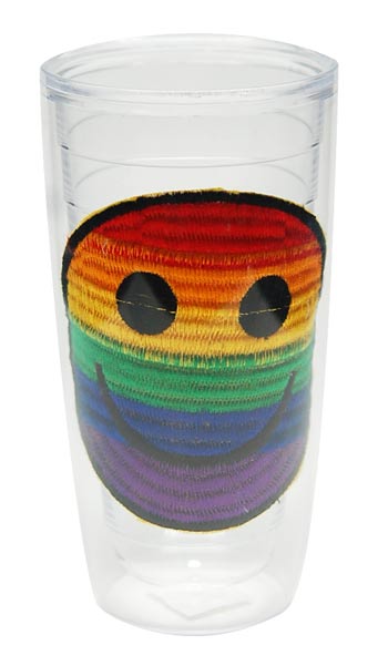 16oz Smiley Face Pride Tumbler