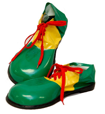 Whose pipe Great Barrier Reef Big Yellow & Green Clown Shoes | Toomey's Mardi Gras| Costume Accessory
