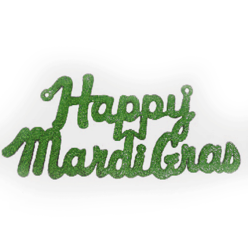 Happy Mardi Gras Sign