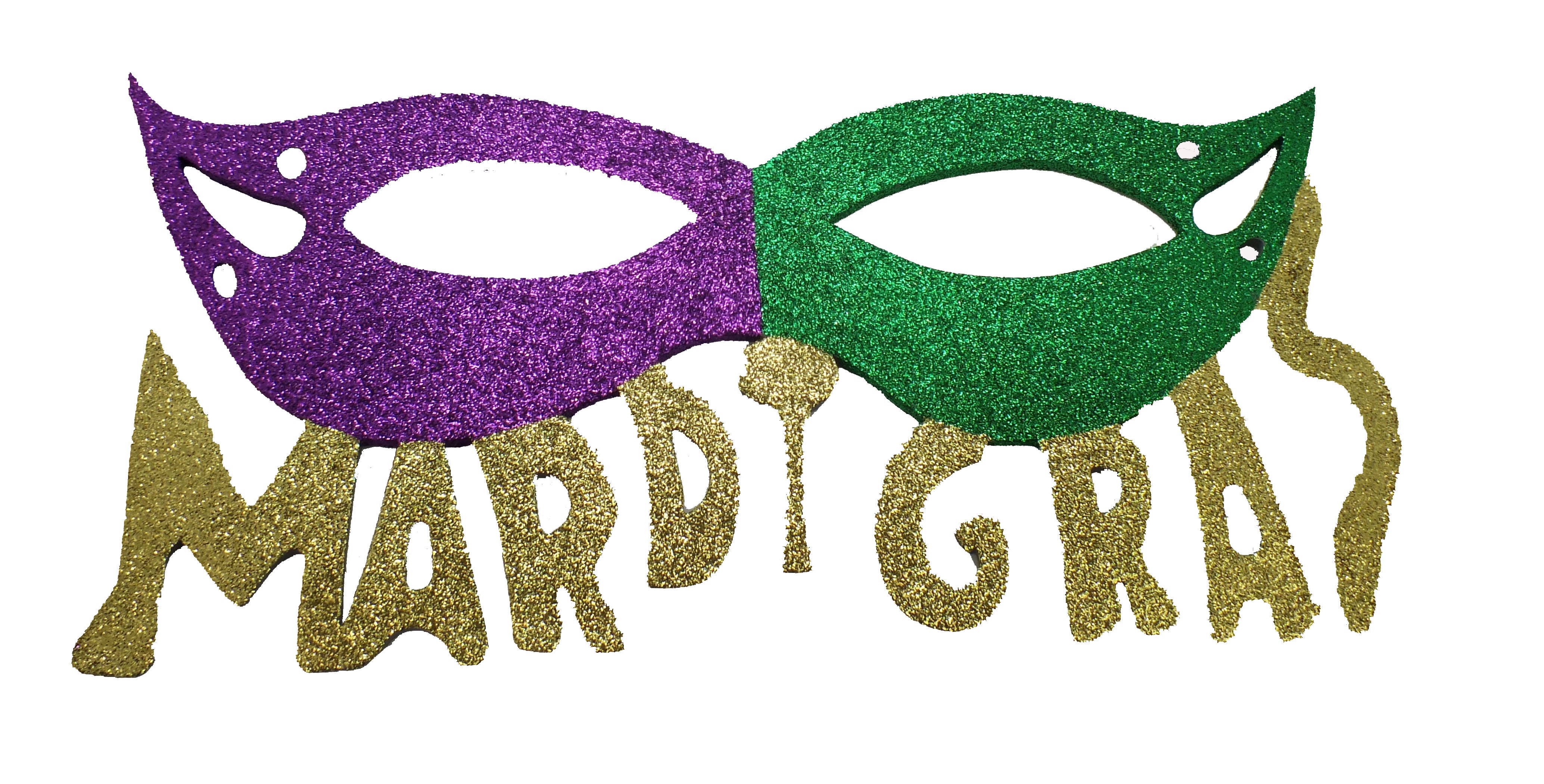 MG Mask Glitter Wall Plaque