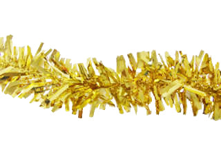 Fluffy Gold Tinsel Fringe Garland (Each) – Mardi Gras Spot