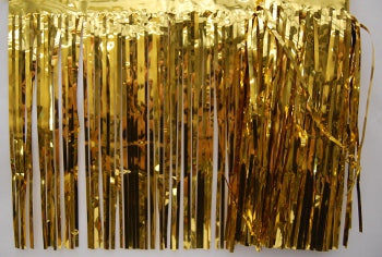 15" x 10' Gold Fringe