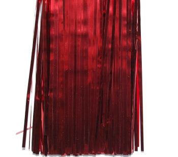 15" x 10' Red Fringe