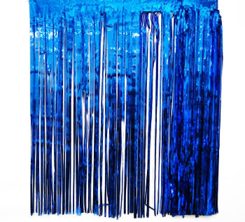 29" x 14' Blue Fringe Skirting