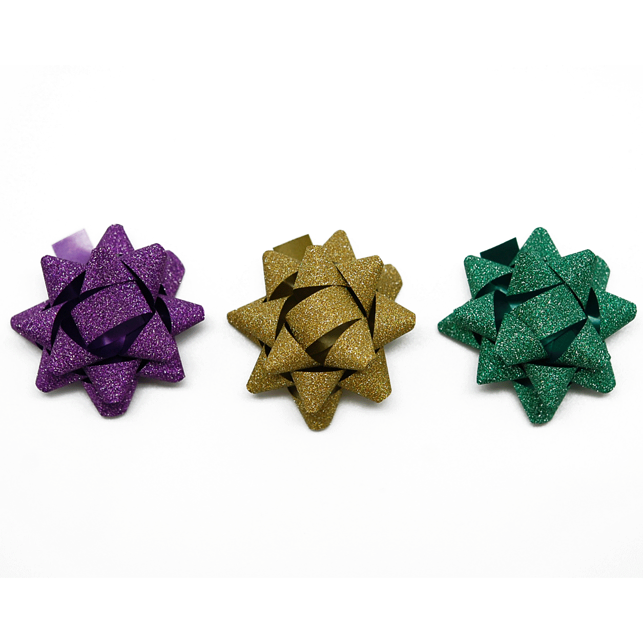 2" Glitter Star Bows