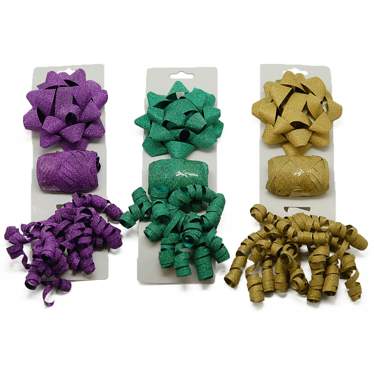Glitter Gift Bows Set