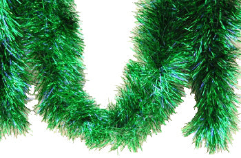 Green Garland with Purple Highlights