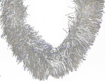 Silver Garland with Purple Highlights