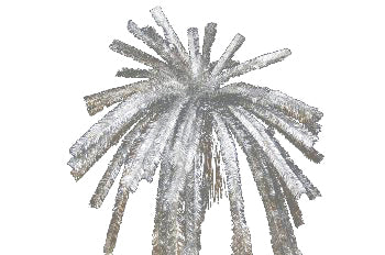 29" Silver Fountain Decoration