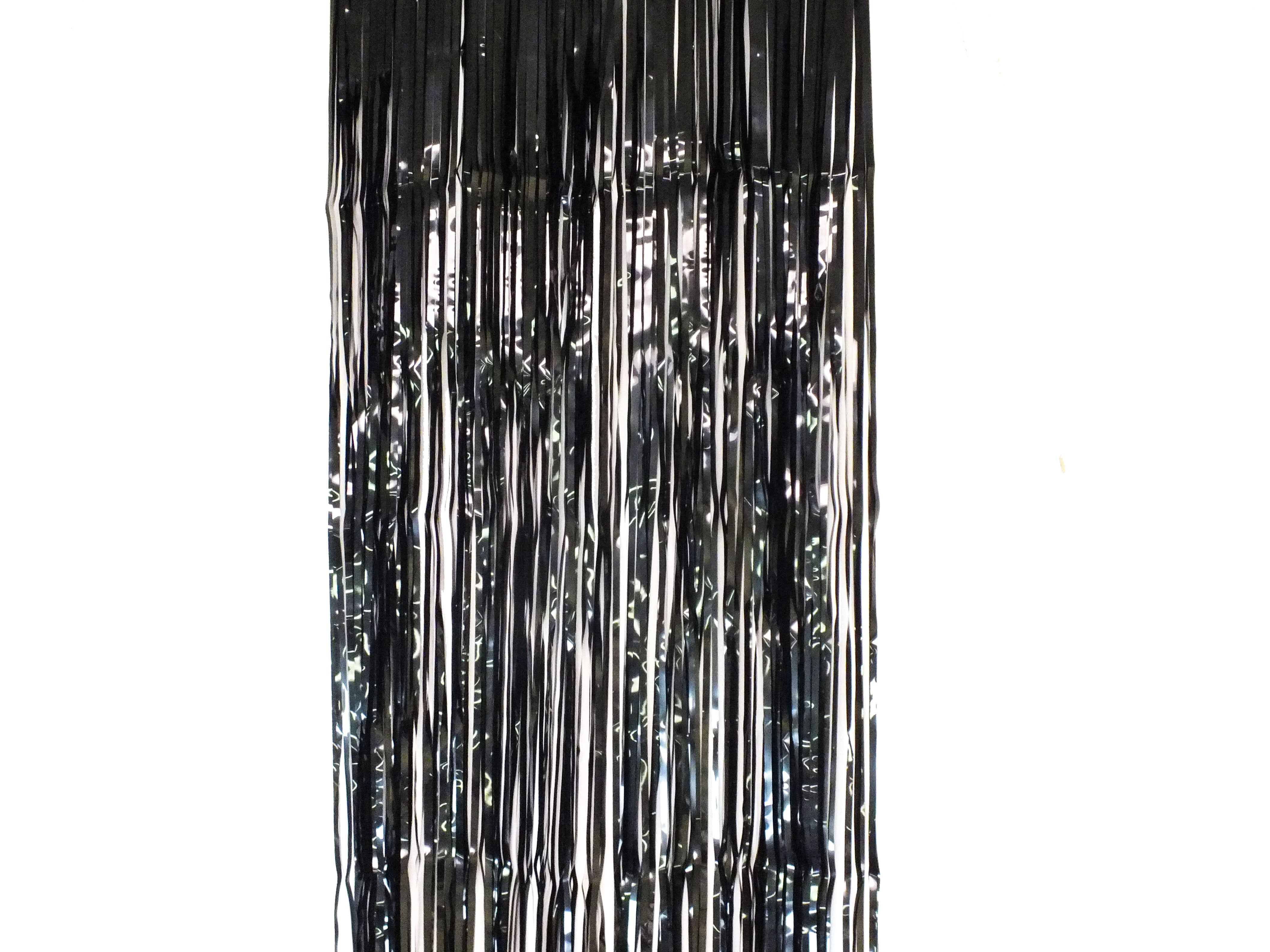 3ft x 8ft Black Curtain Fringe
