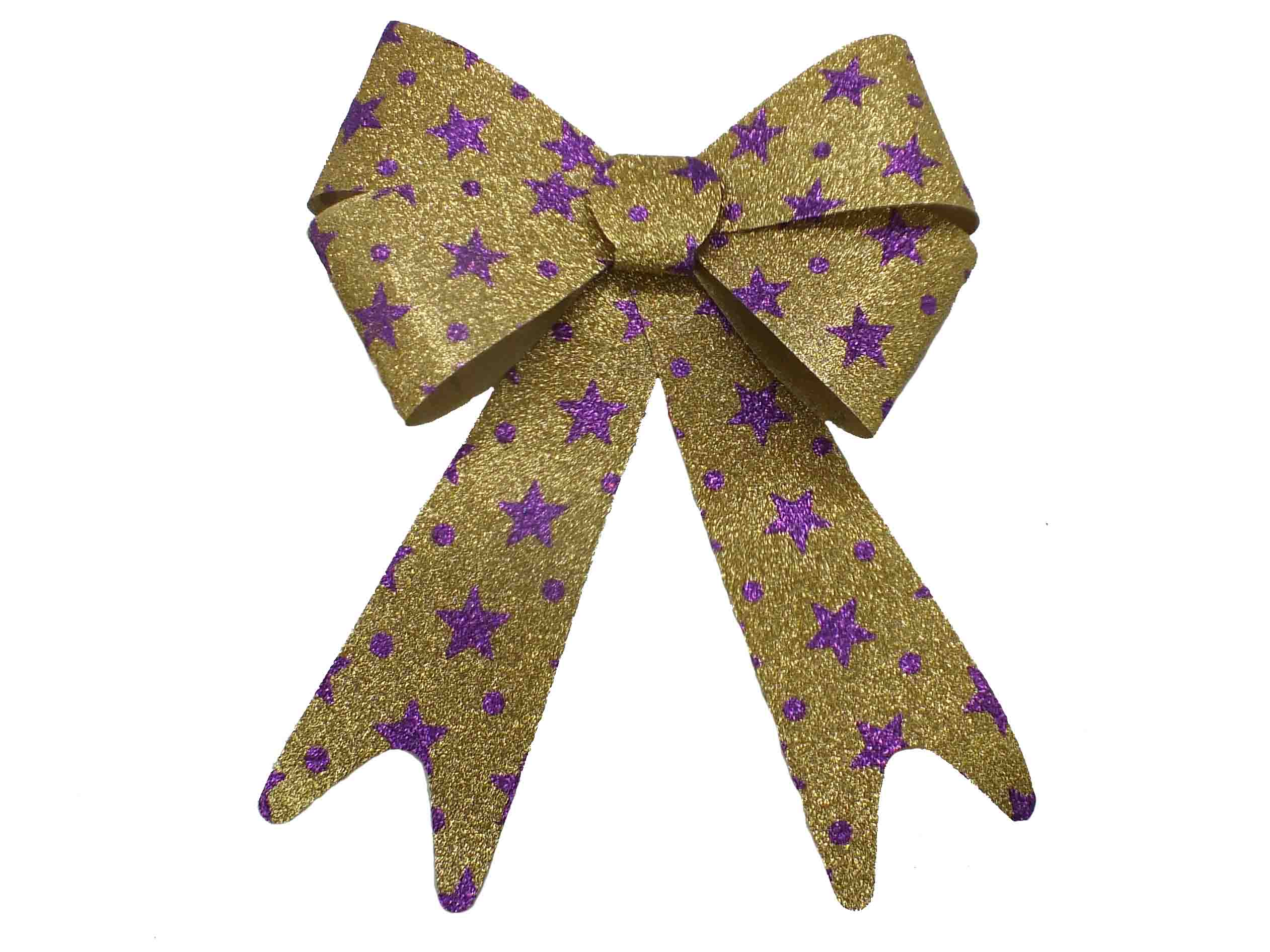Gold Glitter Bow
