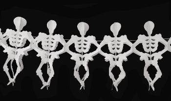 White Skeleton Tissue Garland