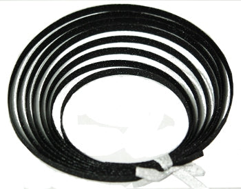 5yd Black Glitter Ribbon
