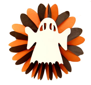 Orange and Black Ghost Rosette