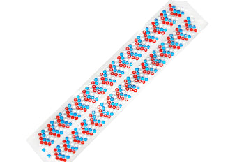 Red, Blue, and Silver Jewel Flip Flop Stickers