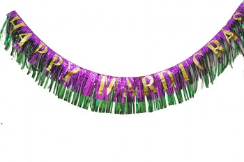 Happy Mardi Gras Banner