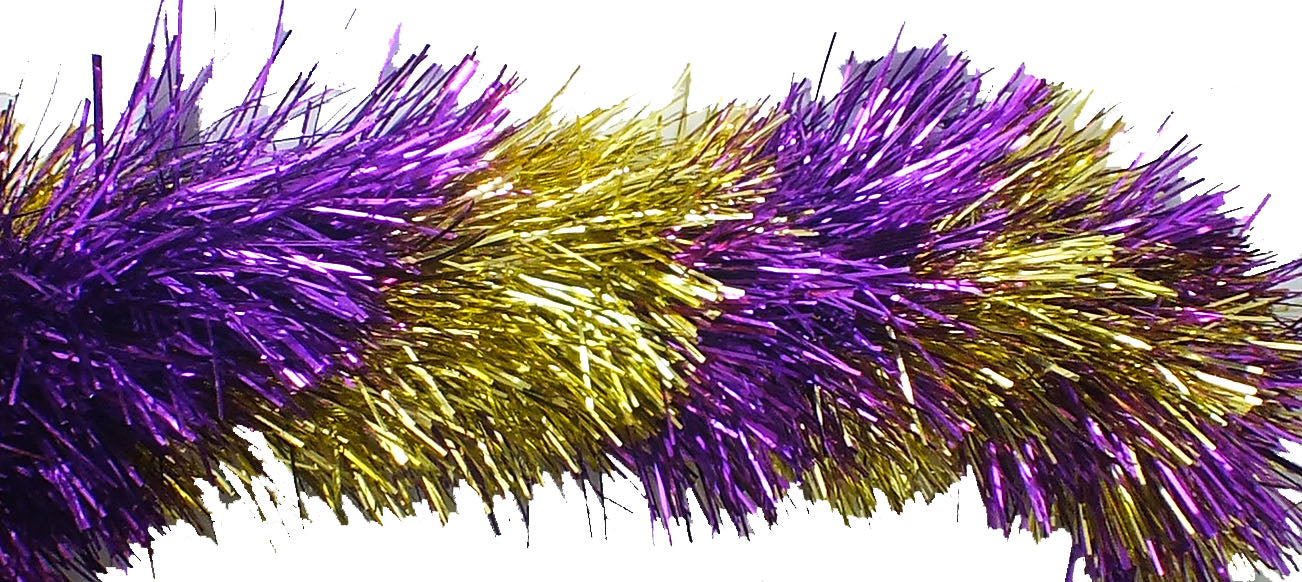 Purple & Gold Twist Garland