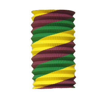 Purple, Green, and Gold Vertical Lantern