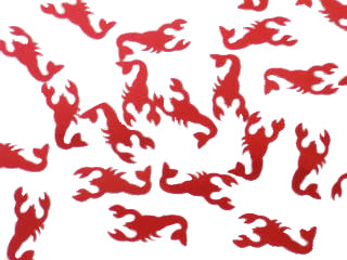 Red Crawfish Confetti