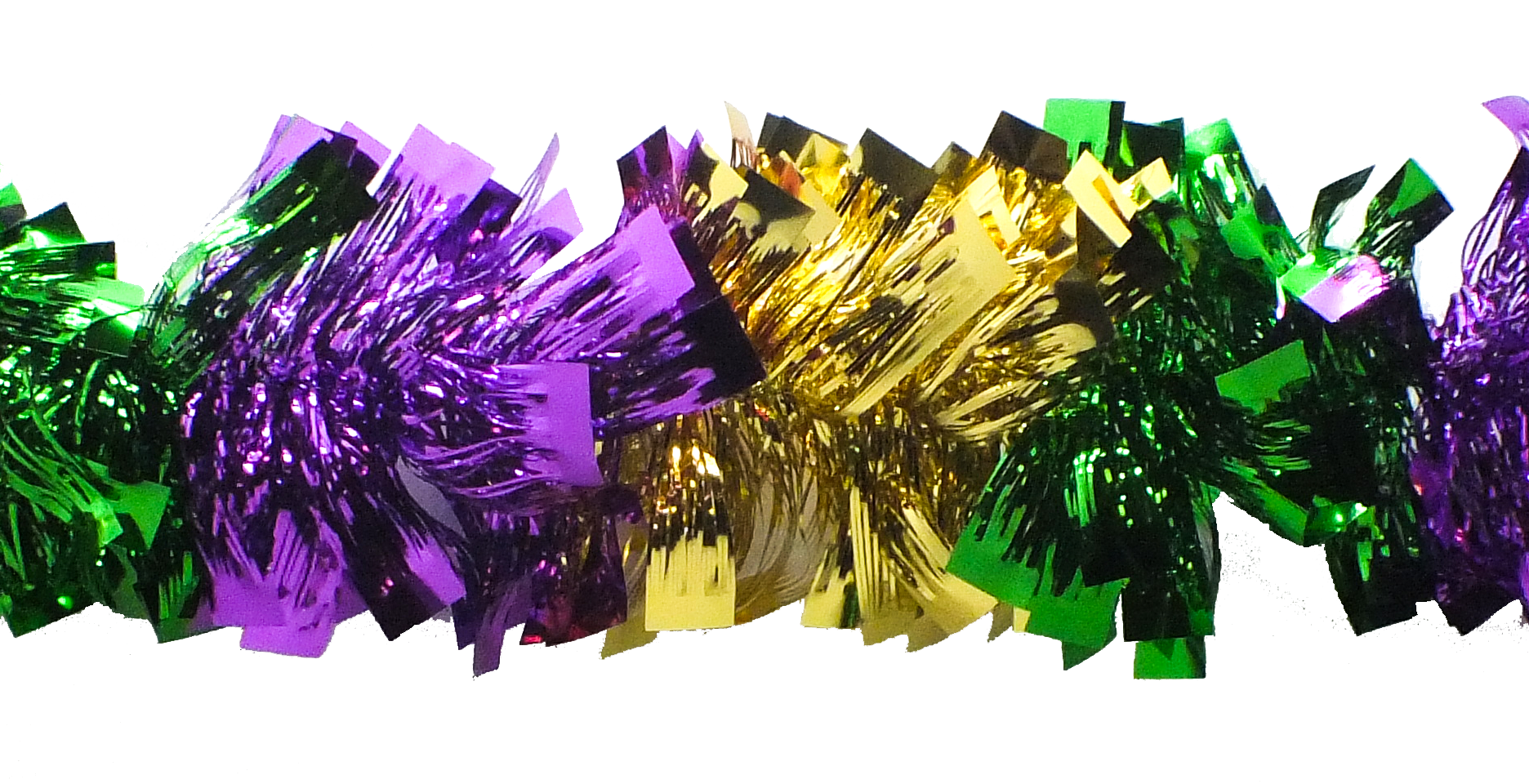 PGG 4" x 4 x 9' Tinsel Garland