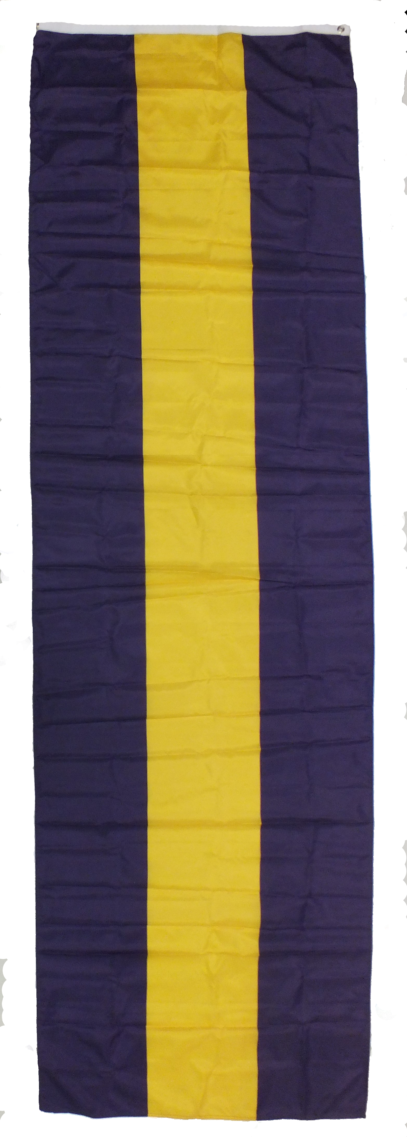 Purple & Gold Flag Banner