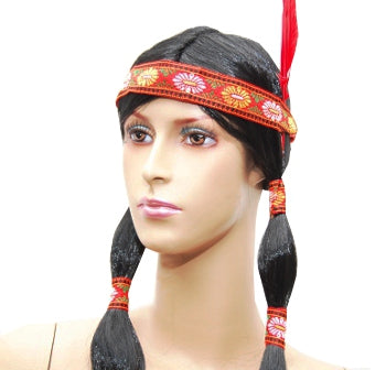 China Doll Wig Indian Princess Wig Costume Party Accessory