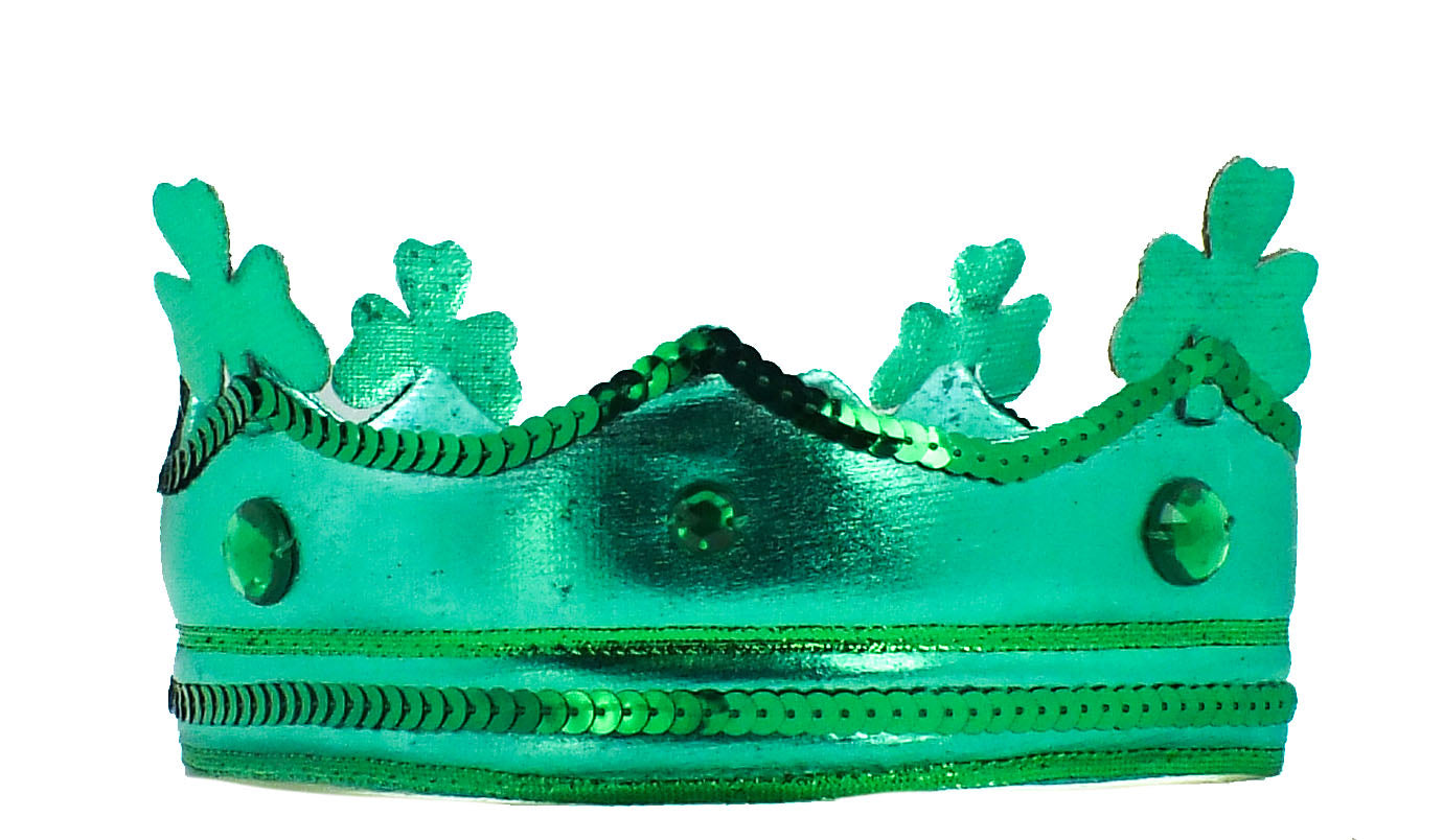 Green Shamrock Crown